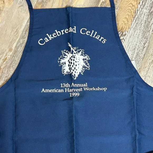 Cakebread Cellars Vineyard Vintage 90s Napa Valley Wine Harvest Apron - Picture 2 of 4